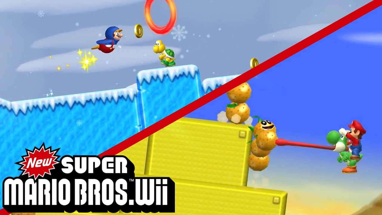 New Super Mario Bros. Wii: De la arena a la nieve