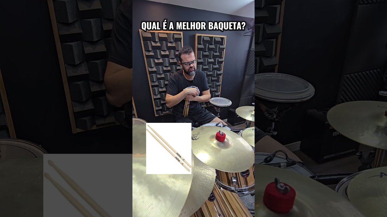 Qual a melhor baqueta? 🔥 #bateristaevangelico #drums #baqueta