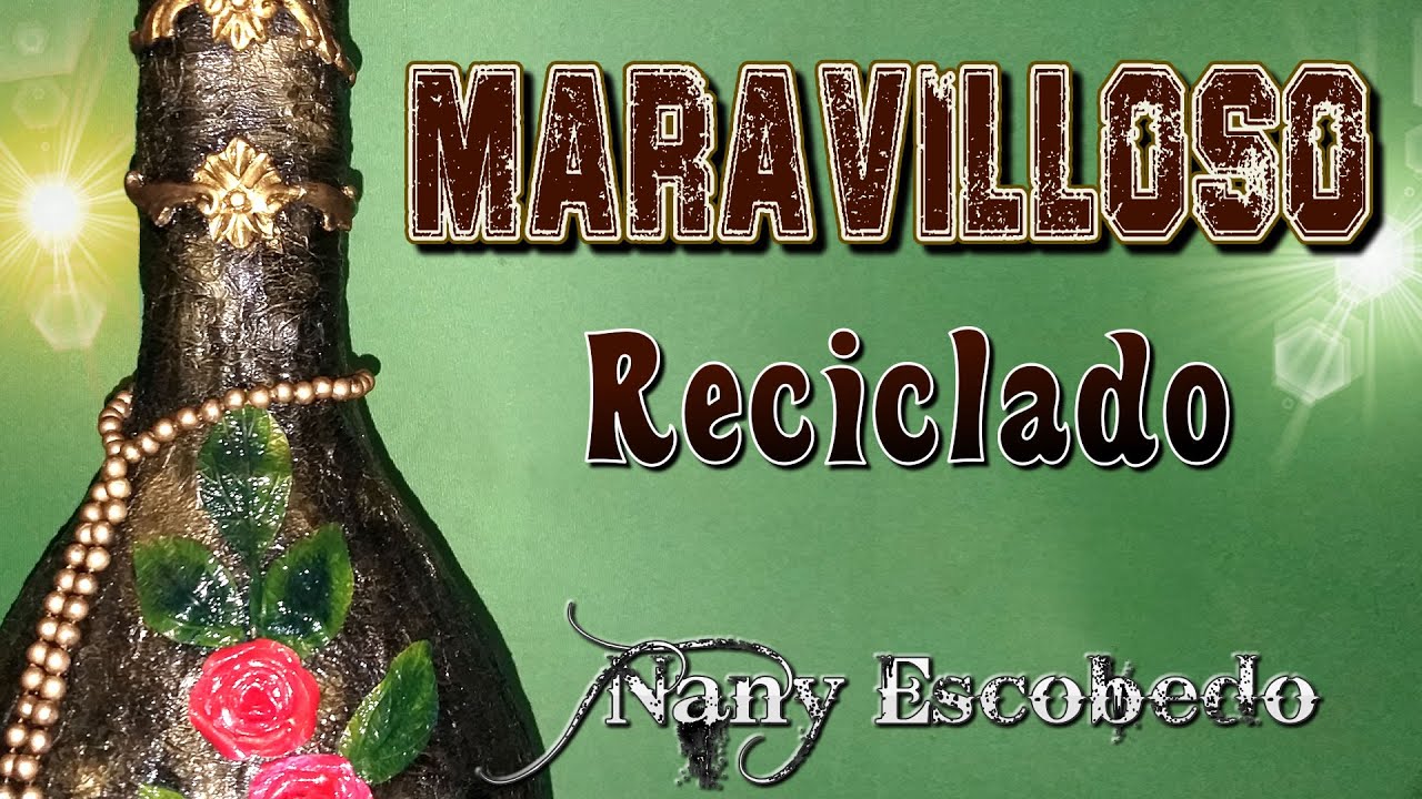 JARRÓN Maravilloso🙄🙄 Reciclado 💖💖💖