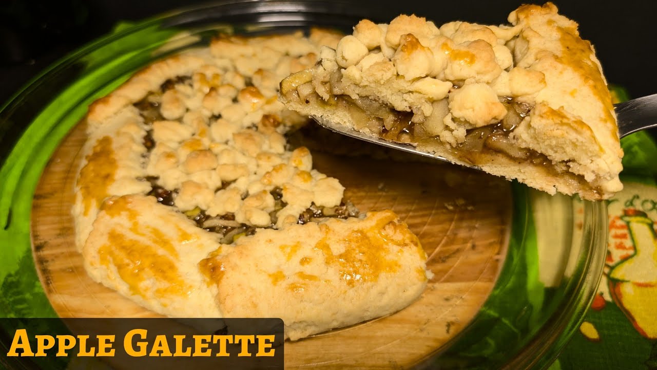 🍏 The Easiest Apple Galette You'll Ever Make! (No-Fail Recipe) 🥧 #recipe #galette
