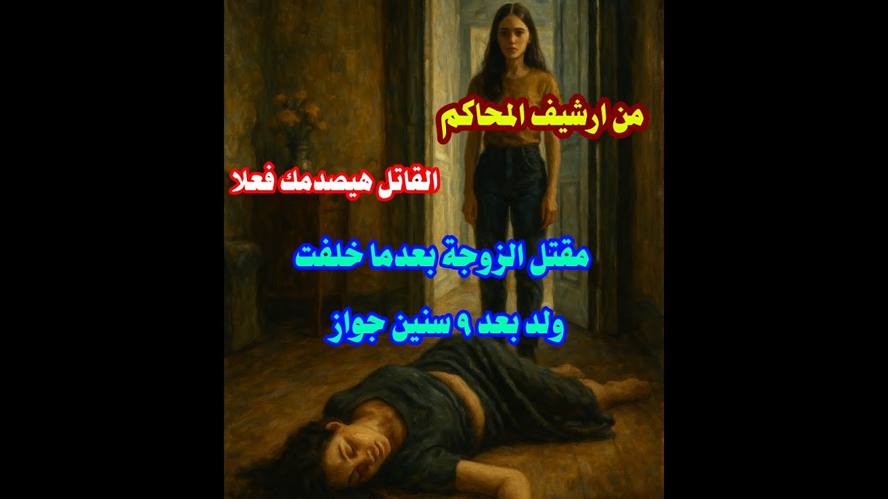 من ارشيف المحاكم حل لغز مقتل الزوجة بعدما ما خلفت ولد بعد ٩ سنين جواز والقاتل هيصدمك فعلا