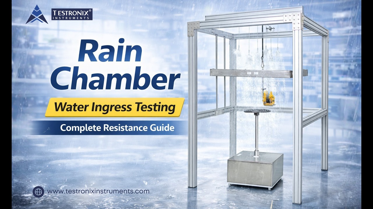 Rain Chamber for Water Ingress Testing
