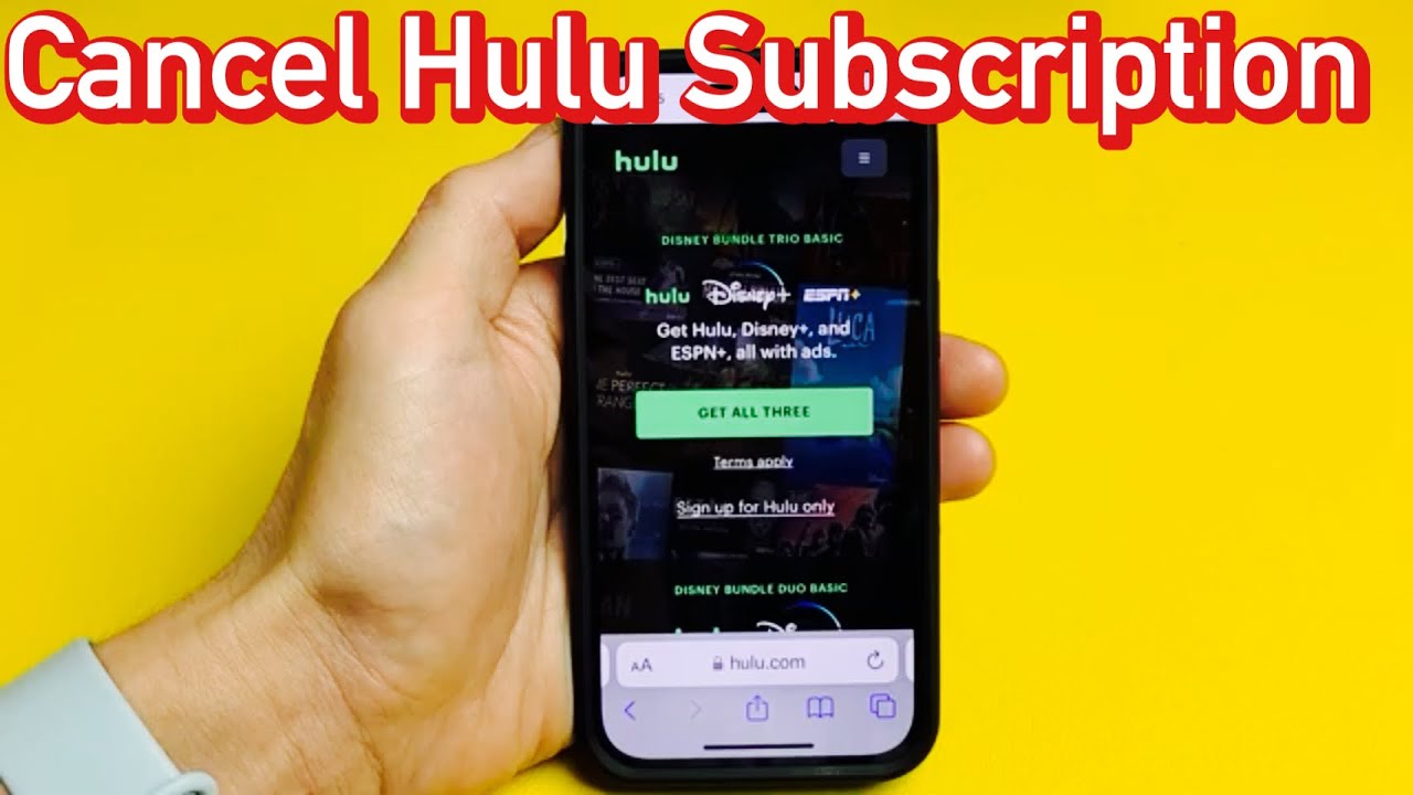 Как отменить или приостановить подписку Hulu
