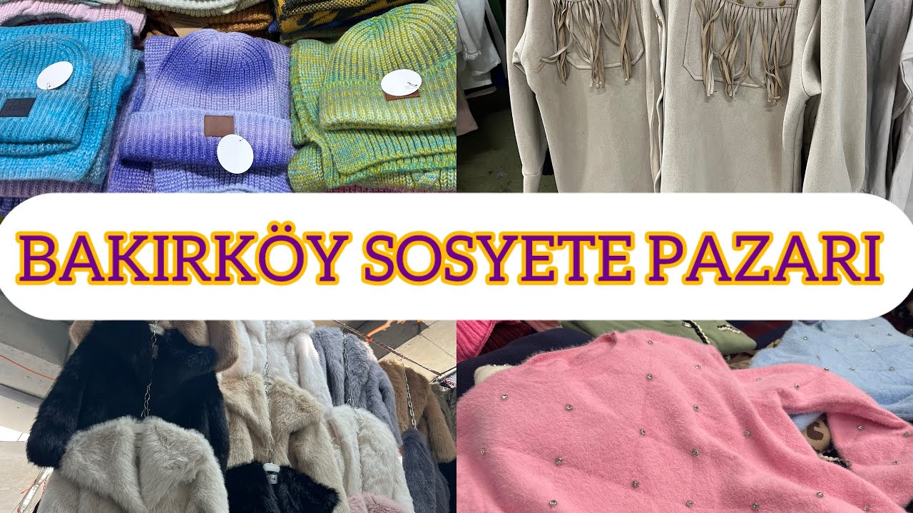 BAKIRKÖY SOSYETE PAZARI 😍🛒🛍️ 5 ARALIK PERŞEMBE 🌺 KEYİFLİ SEYİRLER 🌺