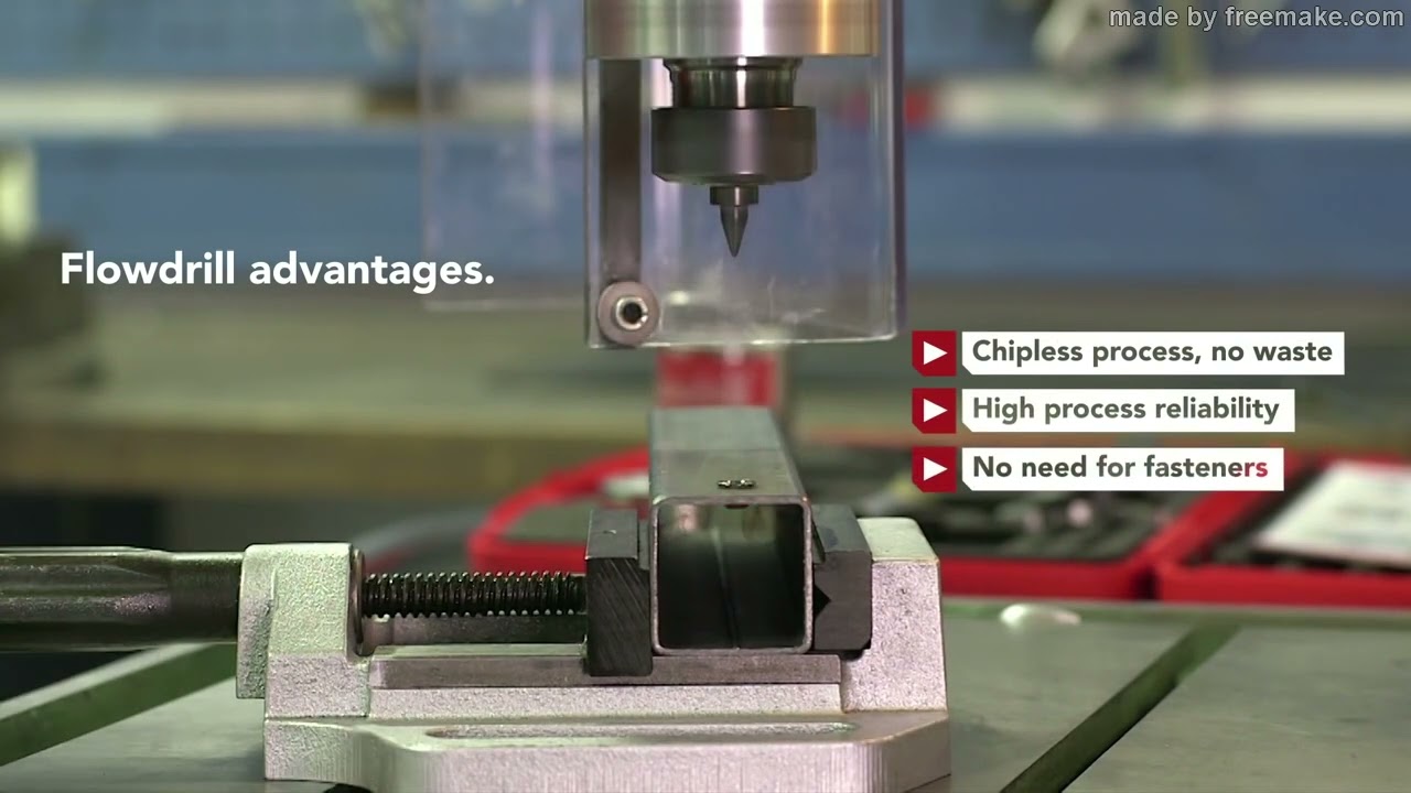 Flowdrill   Thermal friction drilling   Flow drill 1