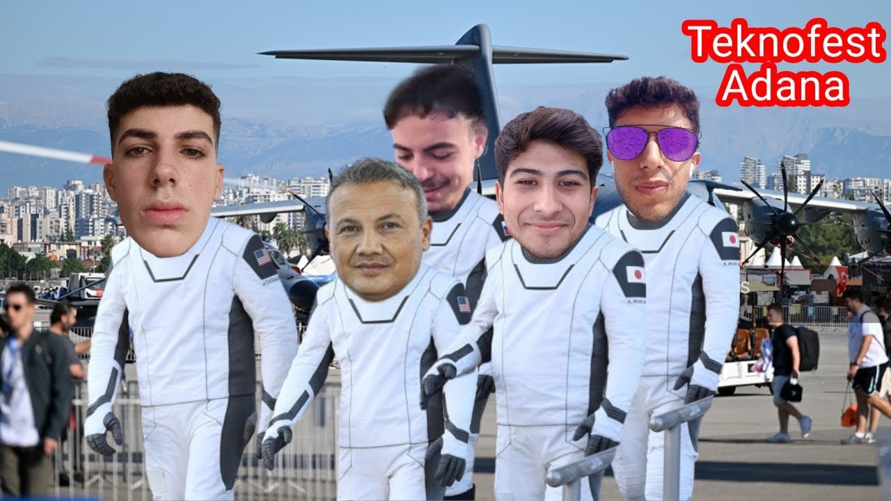 Teknofest Adana ' da İlk Türk Astronot Alper Gezeravcı İle Karşılaştık - Efsane Vlog
