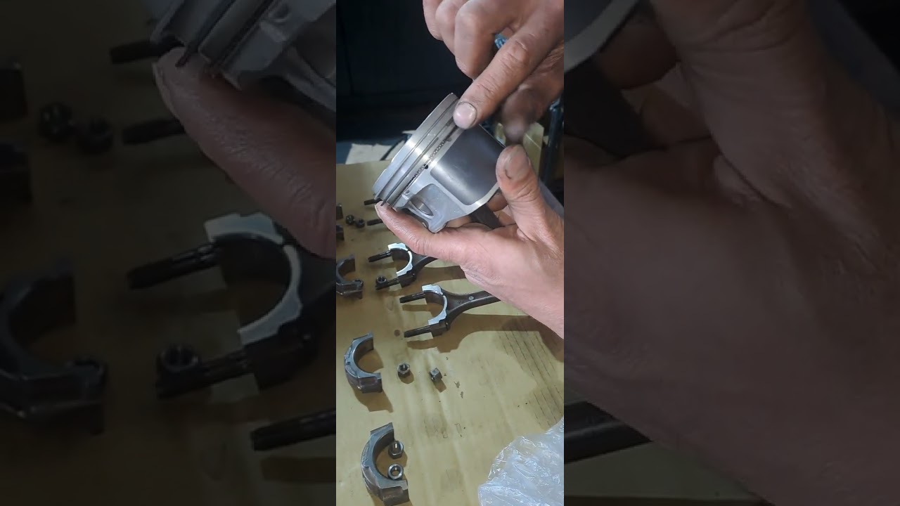تركيب شنابر او رينجات البستم  واختبار الضغط