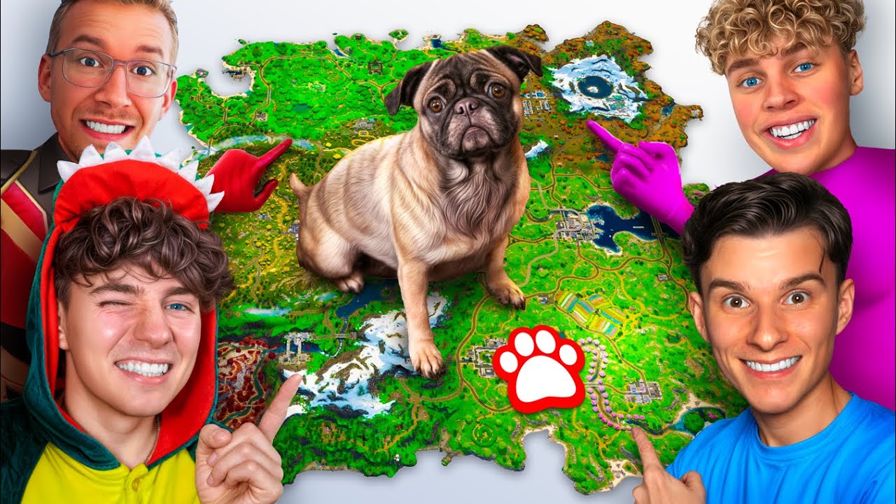 Mein HUND entscheidet WO WIR LANDEN in FORTNITE! 🐶🤣