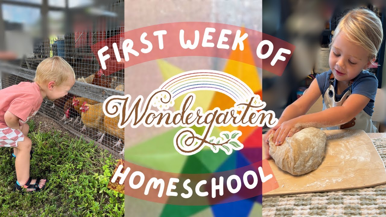 Our first week of Wondergarten homeschool | September week one: Bread week 🍞