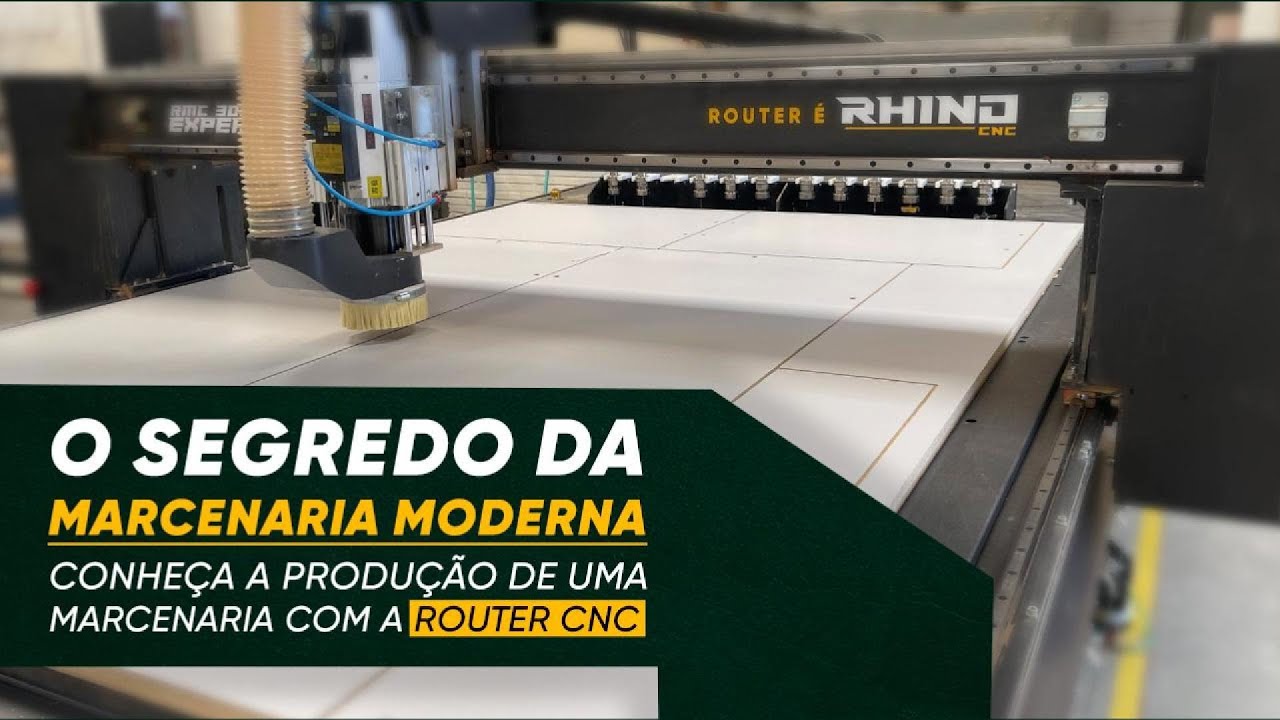 O SEGREDO DA MARCENARIA MODERNA | Conheça a produção de uma marcenaria com a ROUTER CNC!