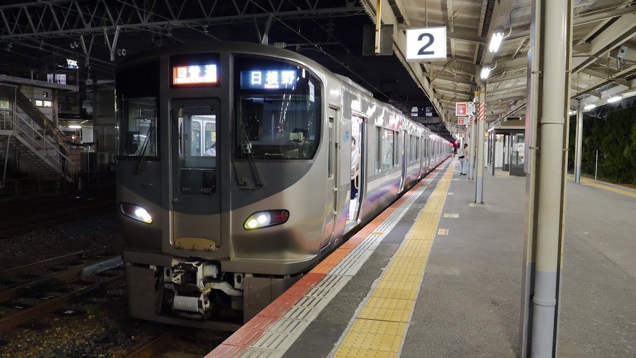 【JR阪和線人身事故】8月12日17時32分頃、JR阪和線の久米田駅〜下松駅間の踏切で発生した人身事故の影響で、ダイヤが大幅に乱れました。鳳駅　2022/8（4K UHD 60fps）