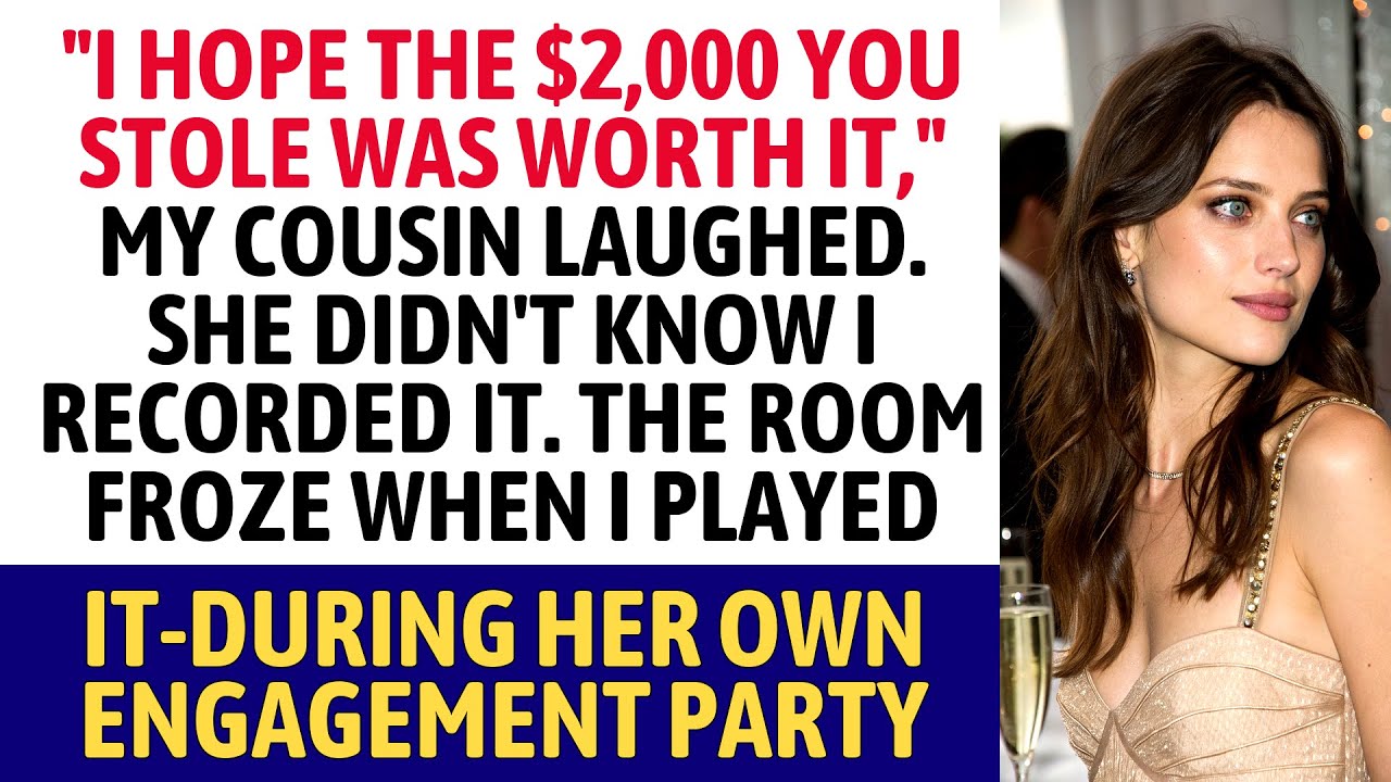 She Laughed About Stealing $2,000—Then I Played the Recording at Her Engagement Party