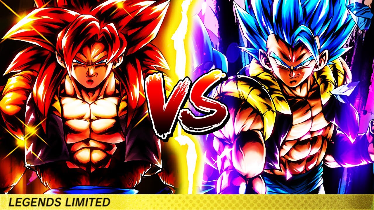 SUPER SAIYAN 4 GOGETA VS GOGETA BLUE - Dragon Ball Legends