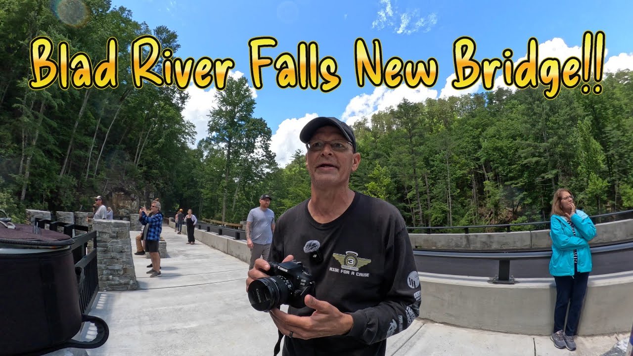 New Bridge at Bald River Falls Tellico Plains Tennessee