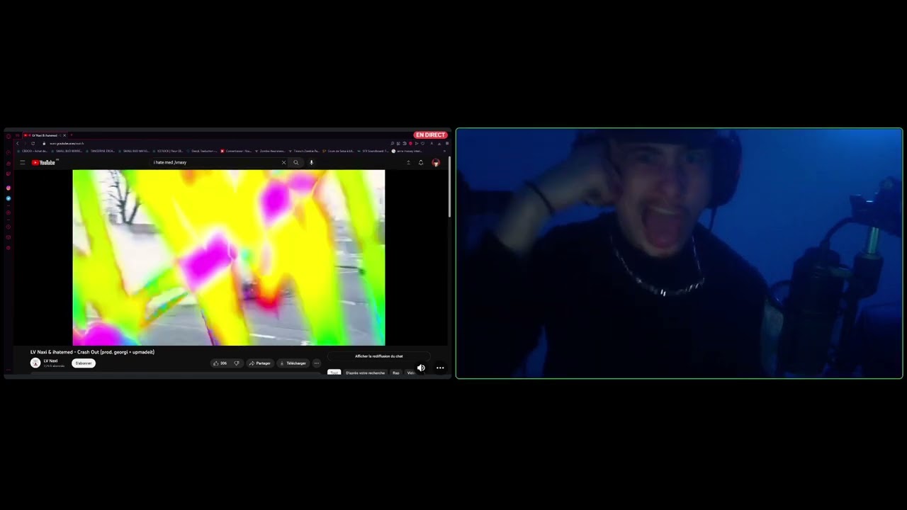 UN AMERICAIN REAGIT A IHATEMED & LV NAXI - CRASH OUT