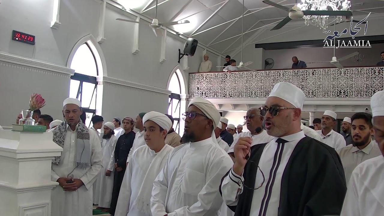 Jumuah proceedings conducted by Sheikh Dilavar Baba