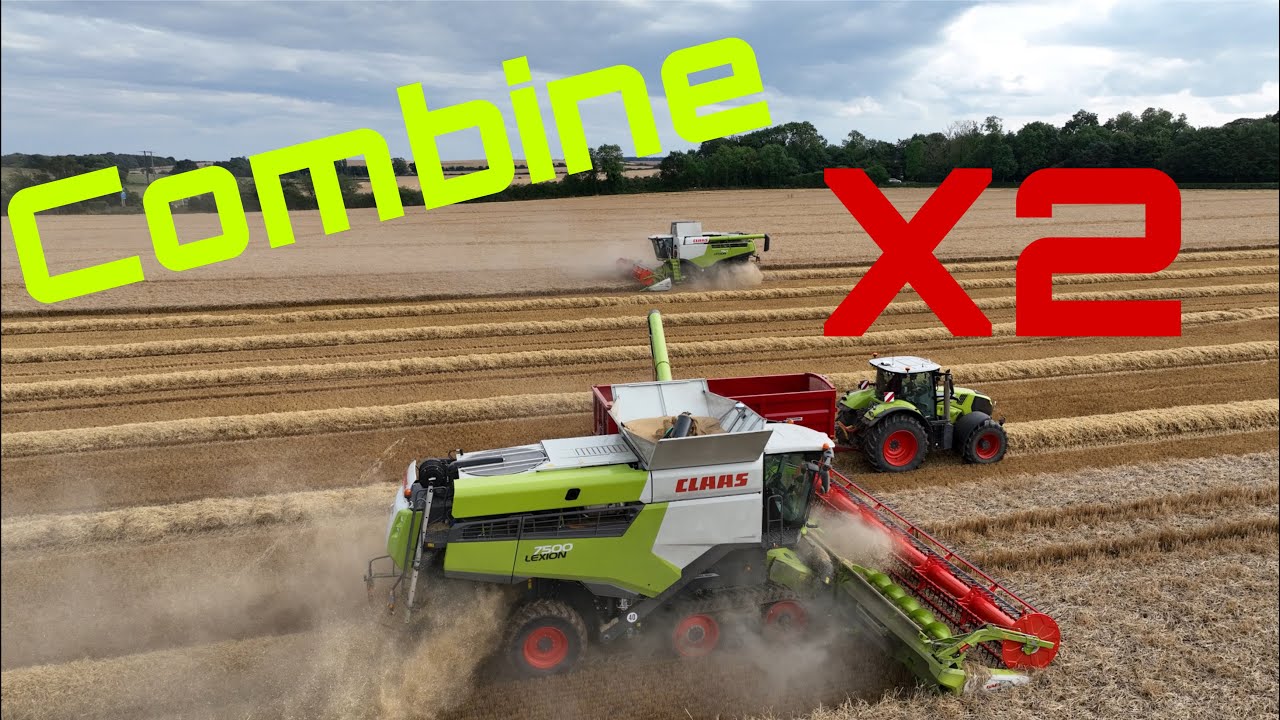 CLAAS Combines Working to Perfection! Harvest!