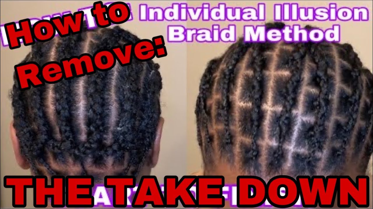 Individual Illusion Braid Method | Take Down Tutorial