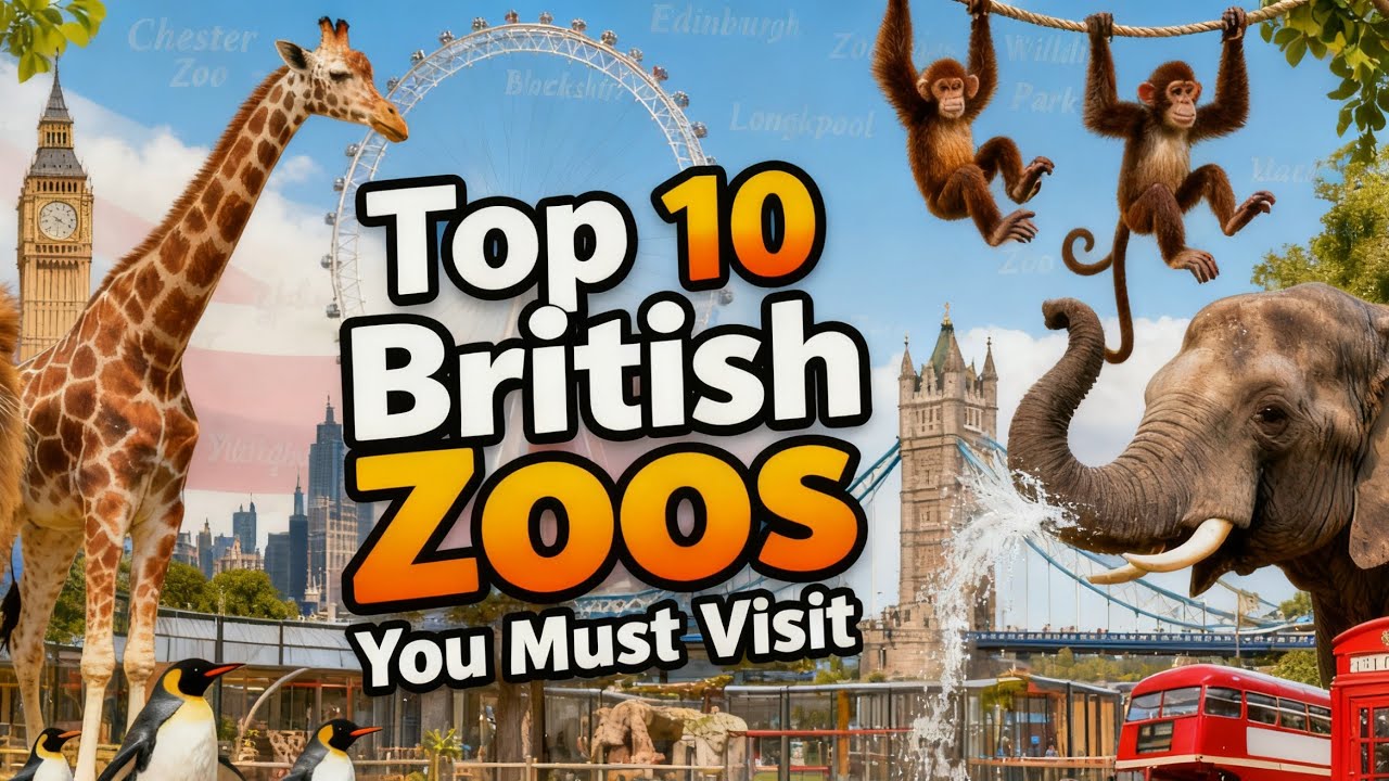 Top 10 : 10 BEST & BIGGEST ZOOS IN THE UK 