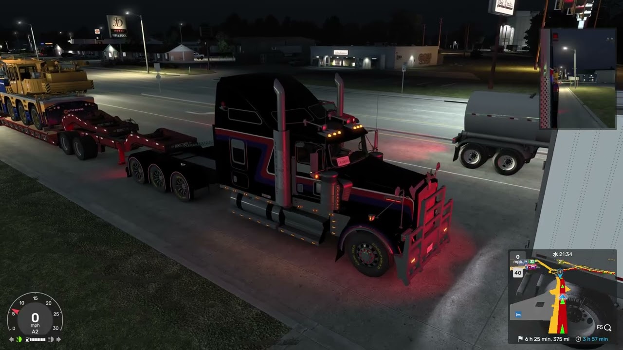 American Truck Simulator　エンポリア～セントルイス 415mile