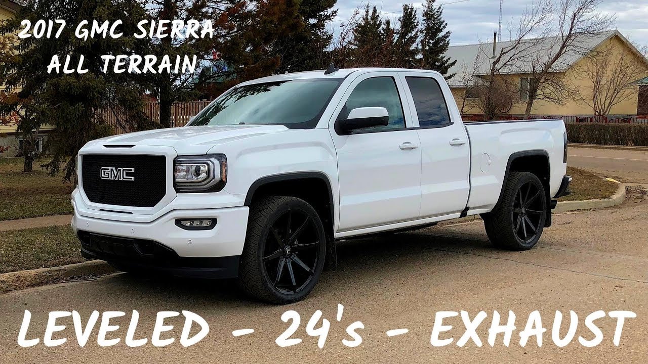 2017 GMC Sierra - Custom - 24” DUB, Magnaflow, RaceMesh Grille