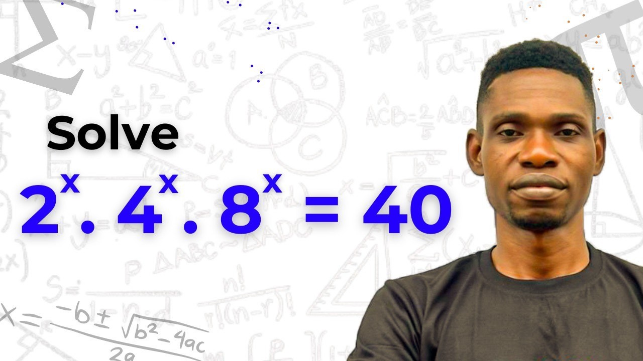 Сможете ли вы решить уравнение 2ˣ · 4ˣ · 8ˣ = 40? (Большинство людей делают это НЕПРАВИЛЬНО!)