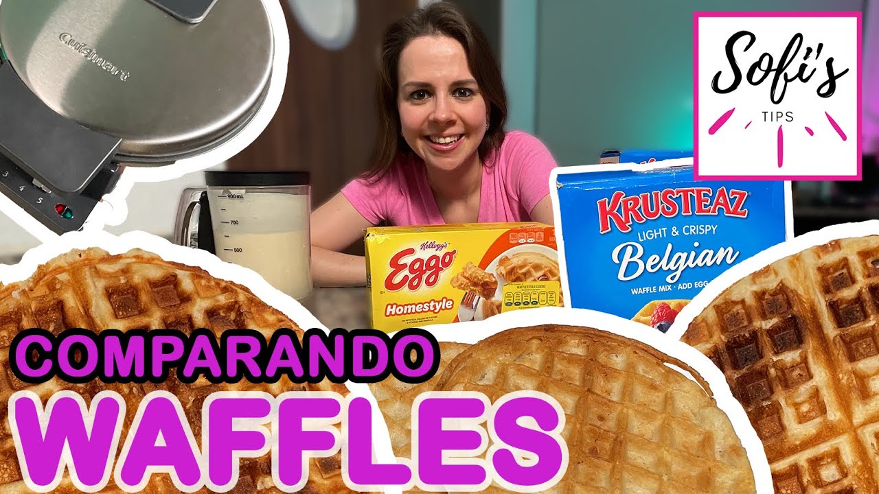 ¿Cuál es la manera más rica y barata de hacer waffles? COMPARATIVA  de wafles en casa