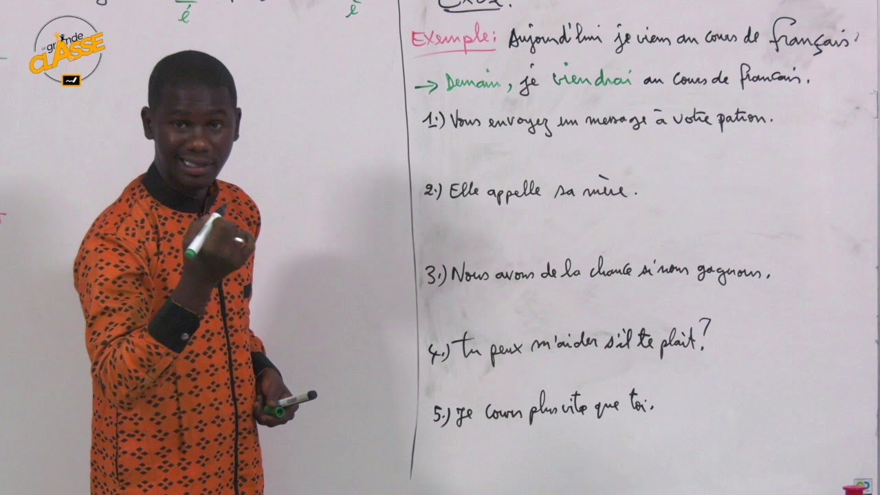 LGC_EP56: Français « Je viendrai » ou « Je viendrais » avec le professeur Alpha Oumar Diallo