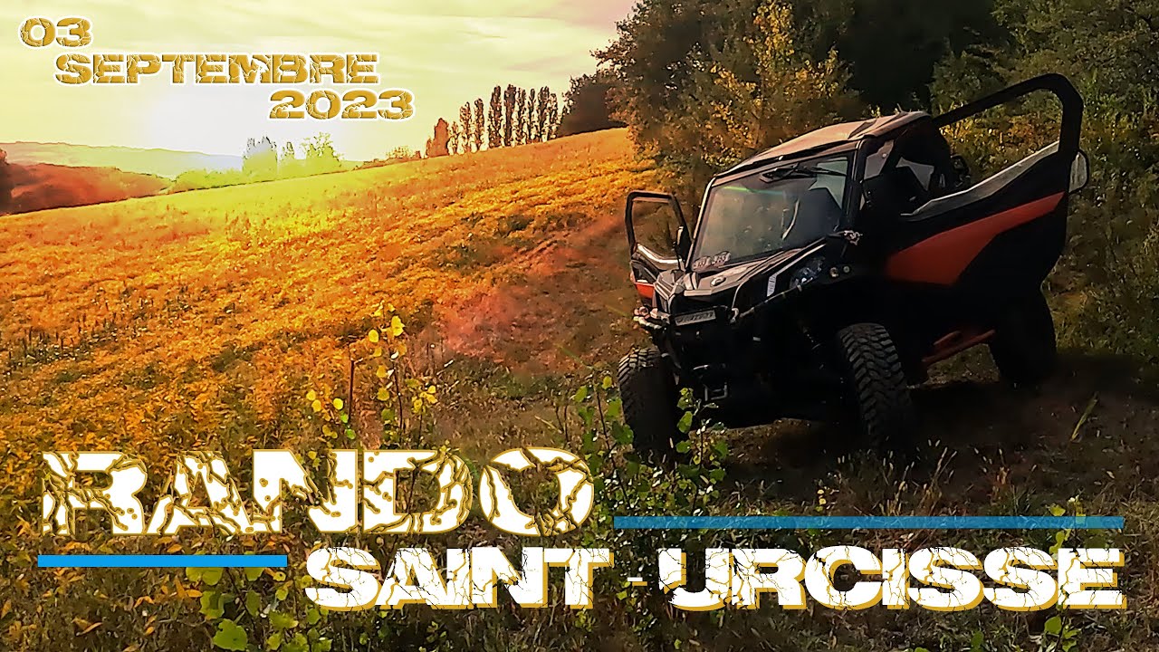 RANDO SAINT URCISSE -MOTO-QUAD-SSV- 03 Septembre 2023