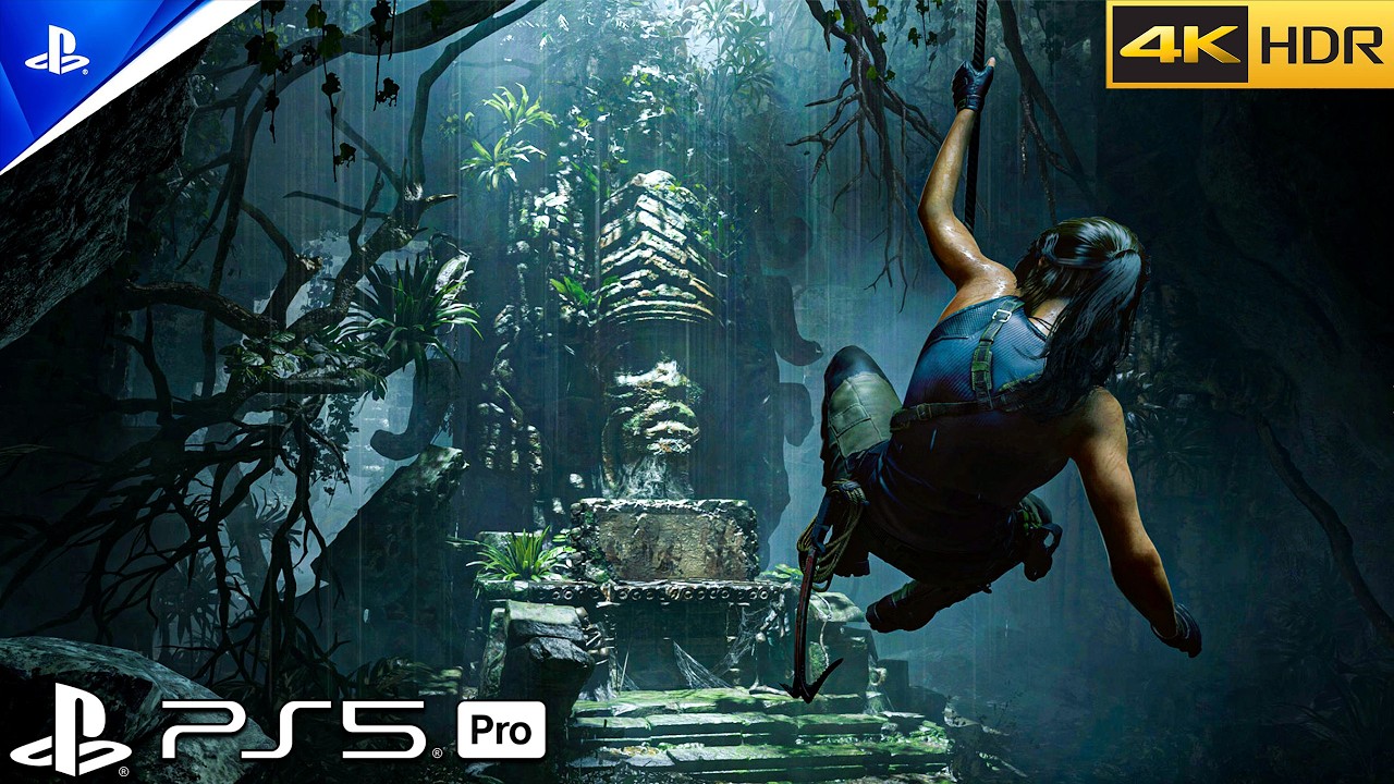 LARA CROFT Embraced the Darkness -TOMB RAIDER on (PS5 PRO) | Realistic ULTRA MAX Graphics [4K 60FPS]