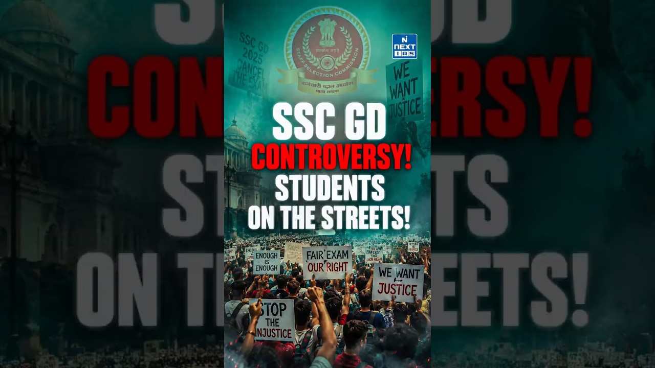 SSC GD Exam Chaos Explained | Why Are Students Protesting Across UP & Bihar? | NEXT IAS