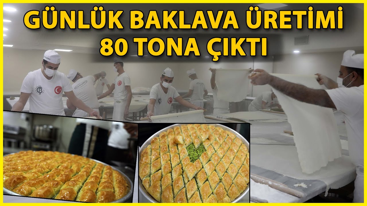 Gaziantep'te Baklavacılar Bayram Mesaisinde