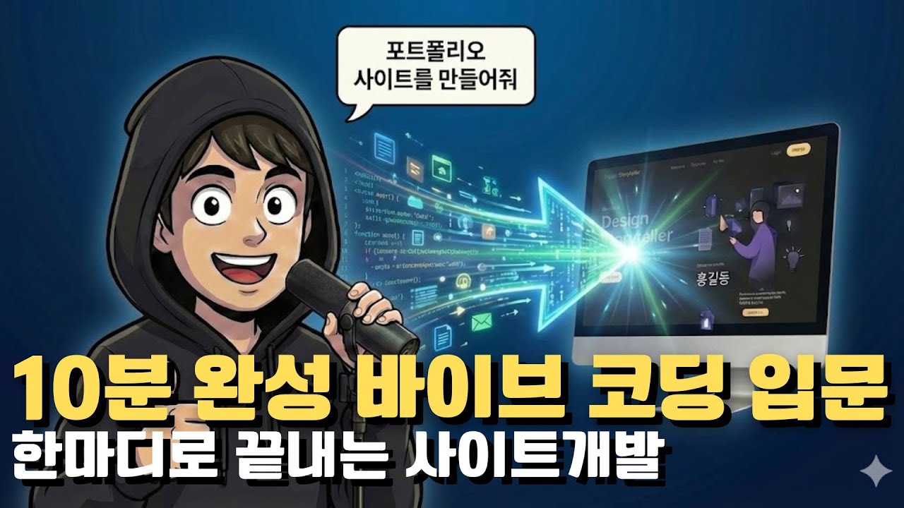 바이브코딩 바이블(입문) : 나만의 포트폴리오 사이트 만들기