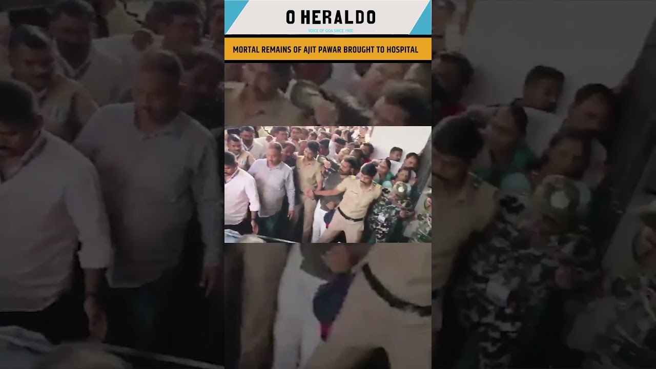 Mortal remains of Ajit Pawar brought to Baramati Medical College following his demise
