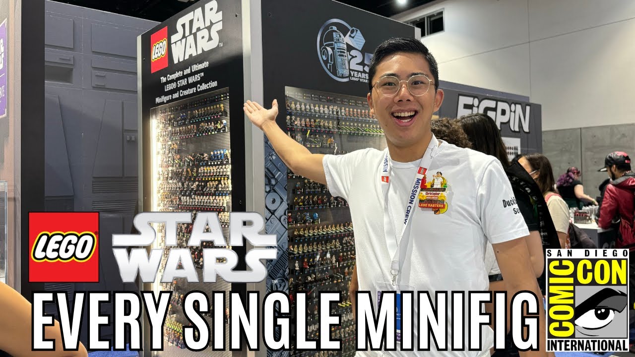 Every Single LEGO Star Wars Minifigure EVER: At Comic Con!