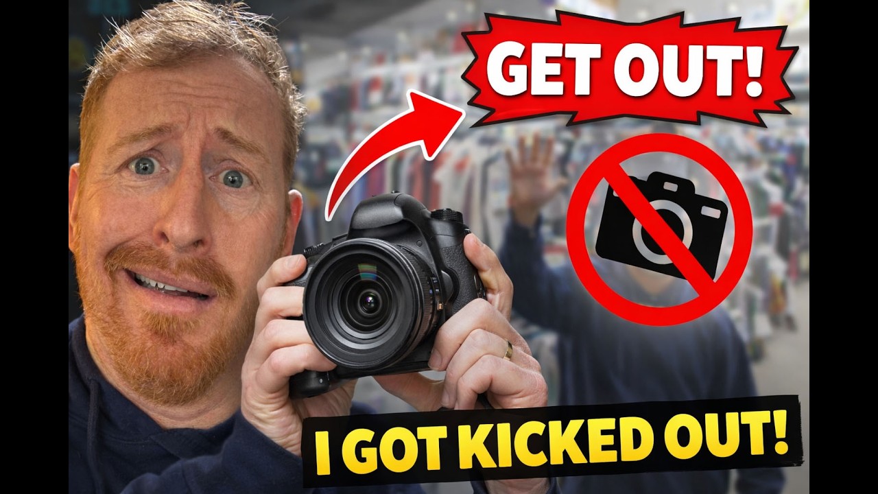 I Got Kicked Out of a Thrift Store for Filming...