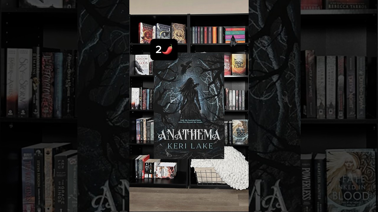 Spooky gothic fantasy for your fall tbr. Anathema by Keri Lake #books #booktok #bookrecommendations