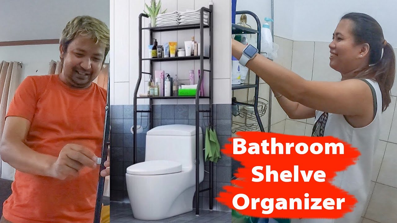 Toilet Shelf Rack Storage | Space Saver | Cheap Shopee Deals | How to Assemble
