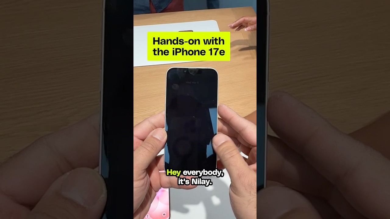 The Apple iPhone 17e is more or less exactly what you&rsquo;d expect.