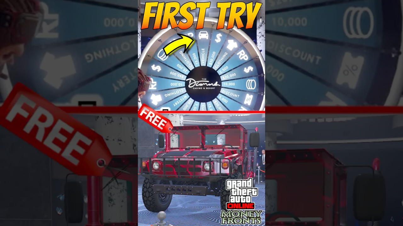 Выигрывайте призовой автомобиль каждый раз в GTA 5 Online 2025 &ndash; глюк с колесом Lucky Podium