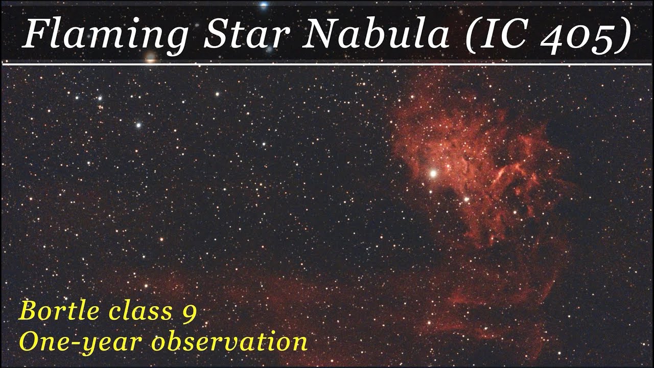 [EP.49] Image Processing of Flaming Star Nebula (IC 405): a 12-month observation