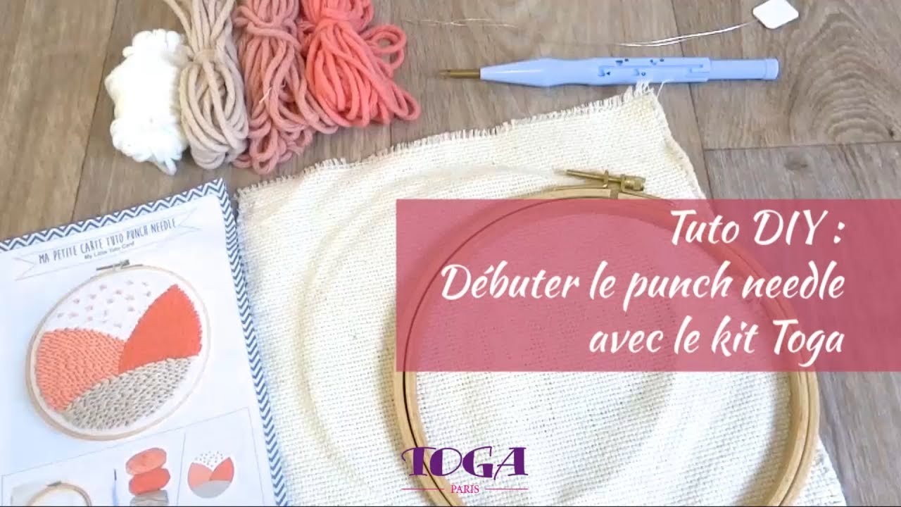 Tuto DIY Punch Needle débutant - Kit Toga