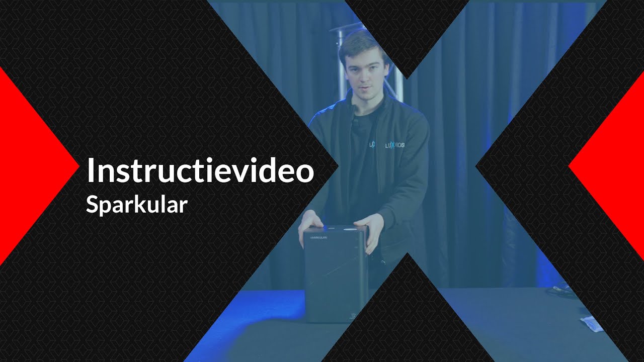 Instructievideo - Showven Sparkular | Lichtgeluidhuren.nl - Luxonos
