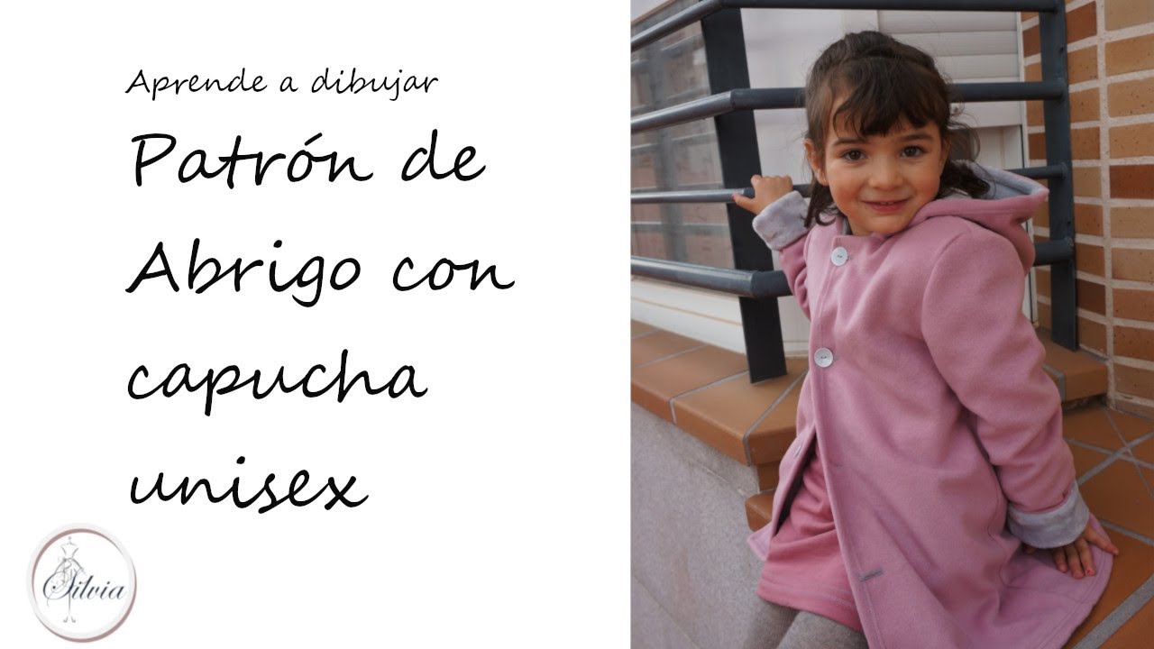 DIY: Patrón o moldes Abrigo niña y niño con capucha