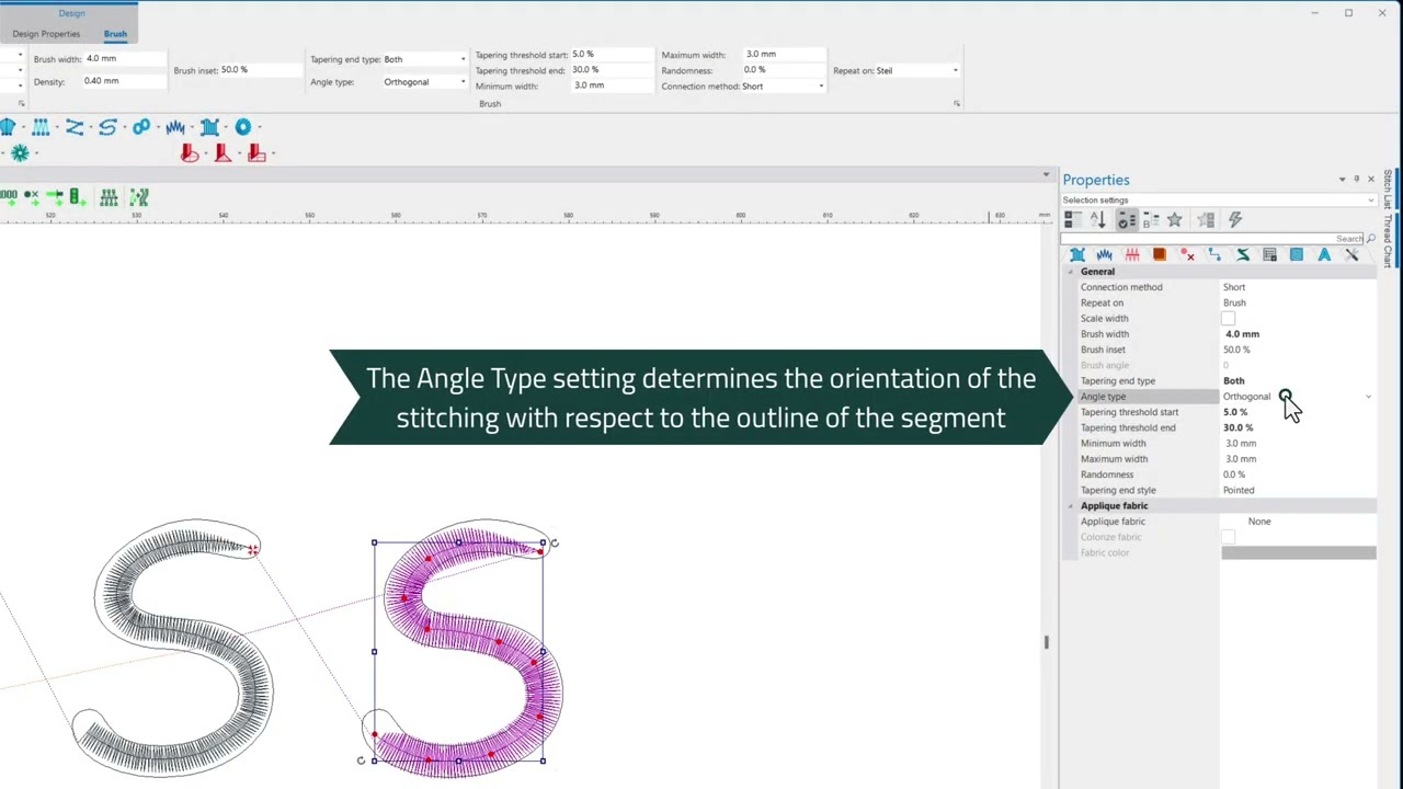 DG17 Creator – Specialized Digitizing – Brush Tool