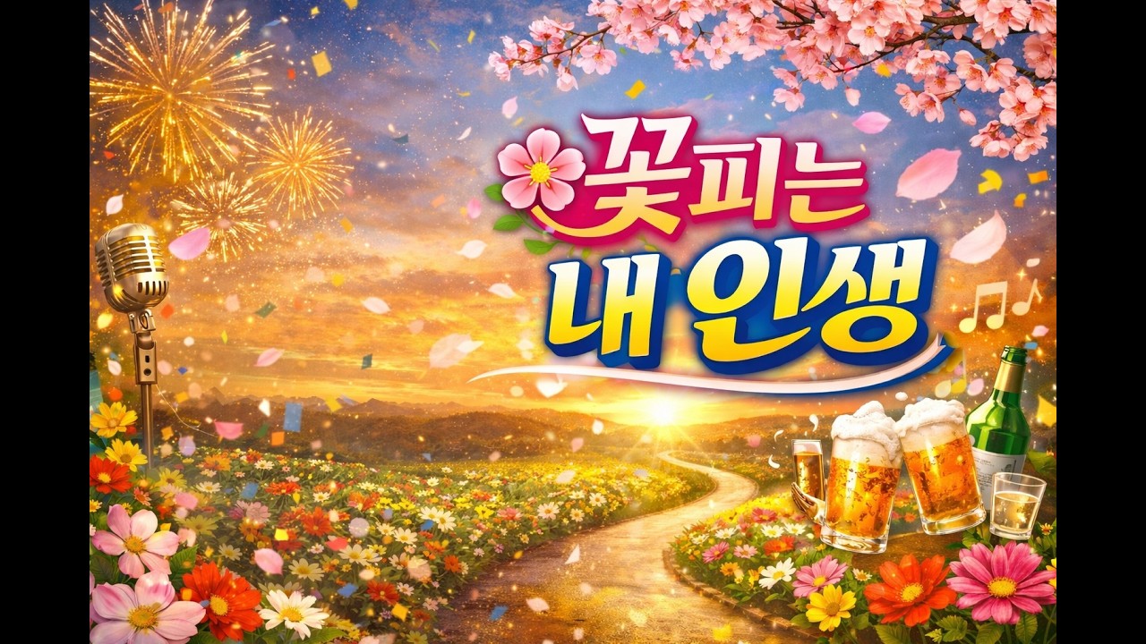👉 꽃피는 내 인생 🌸 들으면 힘나는 인생 트로트 명곡
