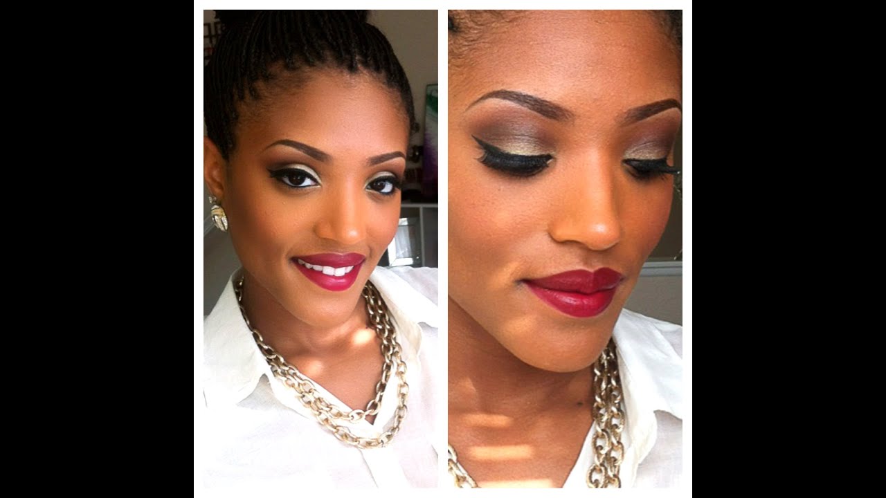 Fall Makeup- Golden Sultry Look (Collaboration w/ LipSh0ck)