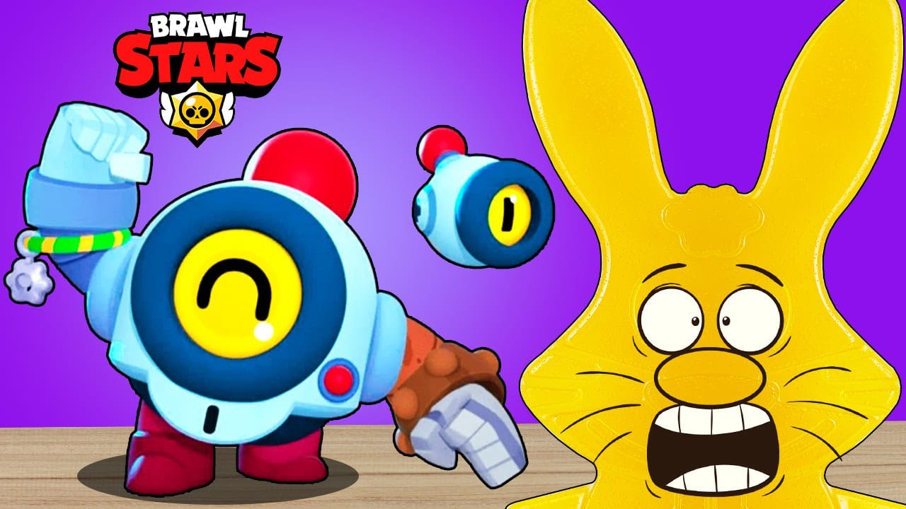 Нани из Brawl Stars печеные яблоки с корицей и желейный заяц Харитон.