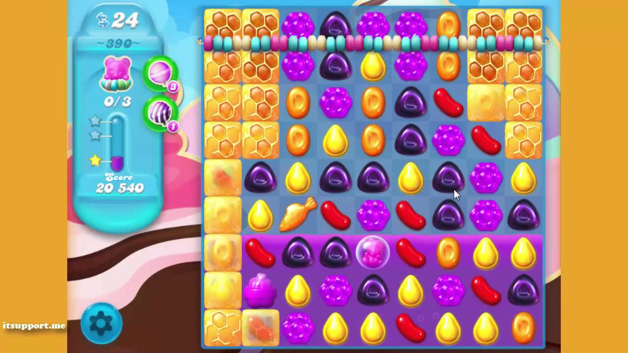 Candy Crush Soda Saga Level 390
