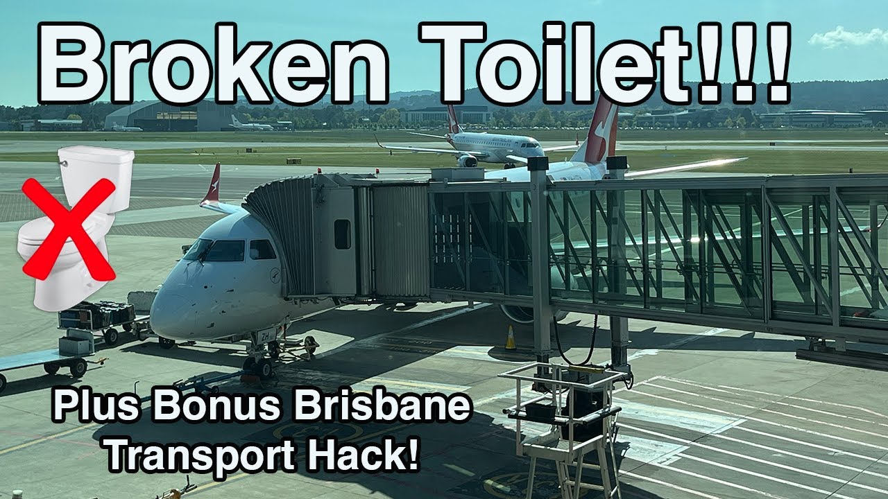 Qantaslink Embraer E190 CBR-BNE plus bonus public transport hack | Flight Review